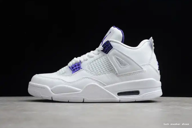 Reps LUCY Air 4 CT8527-115 Purple Jordan Court 0515